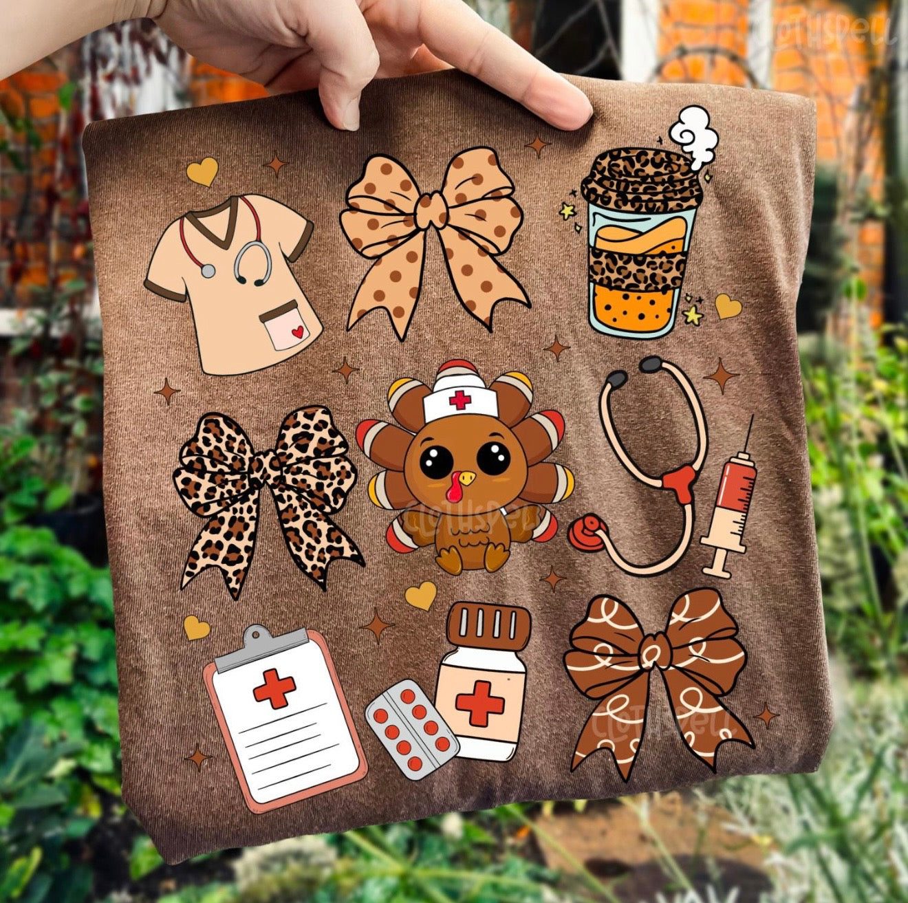 Thankful Nurse Short Sleeve T-Shirt