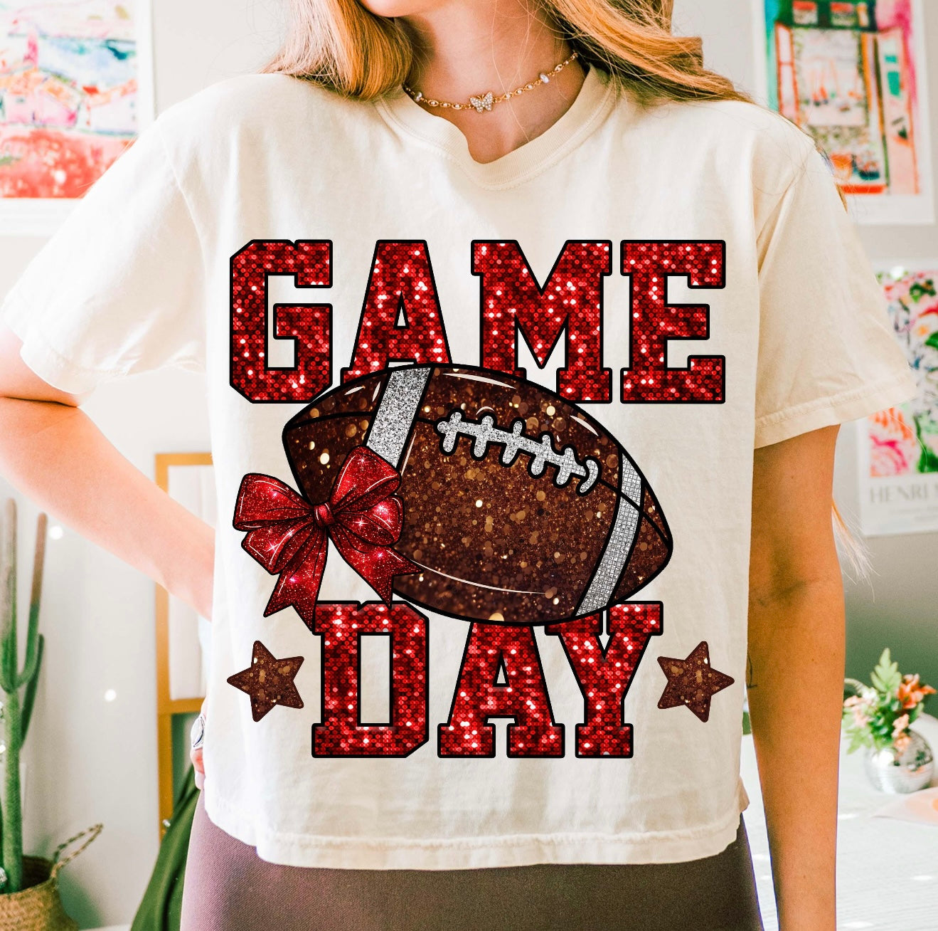 Fancy for Game Day Long Sleeve T-Shirt