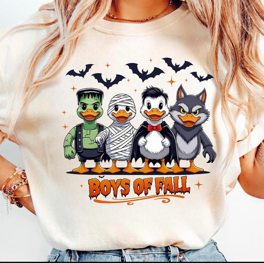 Donald Duck Boys Of Fall Long Sleeve T-Shirt