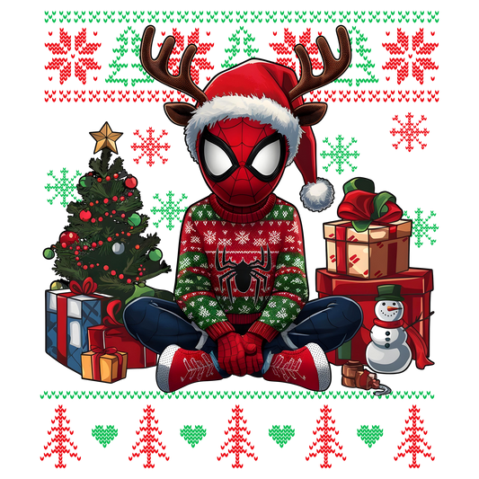 Christmas With Spidey Long Sleeve T-Shirt